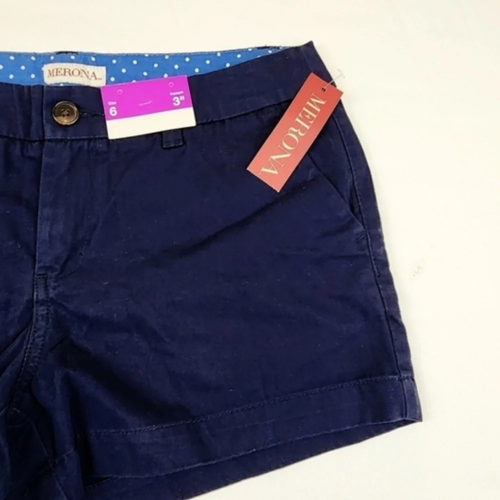Merona 100% cotton shorts size 6